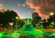 Praça Ary Coelho terá horário especial durante o período de Natal