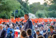 Riedel reforça atuação do Corpo de Bombeiros com entrega de novas viaturas e formatura de oficiais