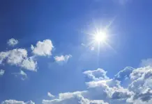 Terça-feira começa ensolarada, mas pancadas de chuvas são esperadas