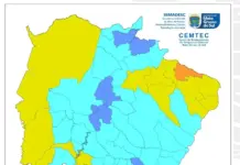 om chuvas irregulares, dezembro teve metade do Estado abaixo e outra metade acima da média histórica