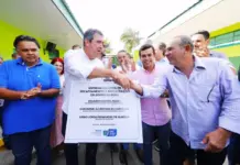 Governador entrega obras de infraestrutura urbana e educação em Rochedo