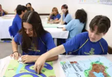 Da sala de aula para o mundo, estudantes da Reme levam trabalhos à COP15