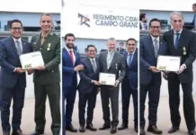 Papy homenageia Chefe do CMO e coronéis da Cavalaria e com atuação no Haiti pelo Dia do Exército