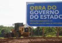Governo de MS apoia obra emergencial e vai construir nova ponte de concreto sobre Rio do Peixe