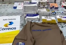 Fiscalização apreende R$ 10 milhões em emagrecedores ilegais em dois meses e meio