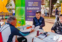 Saúde na Pista mobiliza motoentregadores com serviços e cadastro inédito na Capital