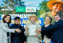 Em Ponta Porã, Lula durante entregas do Programa Terra da Gente