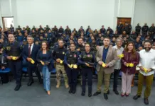 Prefeita Adriane Lopes entrega mais de R$ 2,5 milhões em tasers e espargidores à GCM