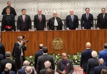 Presidente Bitto Pereira prestigia posse da nova Presidência do STJ