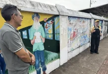 Com verba do FMIC, murais da ferrovia ganham site no sábado