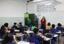 Poder Judiciário acompanha reforma de escola estadual a partir da mão de obra prisional