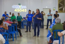 Caravina leva campanha às ruas e percorre municípios do interior no fim de semana