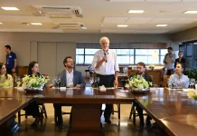 Presidente do Conselho Nacional de Educação conhece iniciativa da Fiems que aproxima empresas e escolas