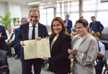 Prefeita de Campo Grande e prefeito de Turim reforçam acordo durante reunião