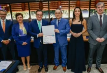 OAB/MS homenageia o Desembargador Federal do TRF-3, Carlos Muta por avanços históricos na Justiça Federal