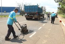 Prefeitura acelera recuperação das vias em Campo Grande