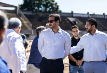 Em Campo Grande, presidente da CBF visita as obras no Estádio Morenão