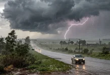 Chuva forte e rajadas de até 80 km/h colocam MS em alerta nesta quinta-feira